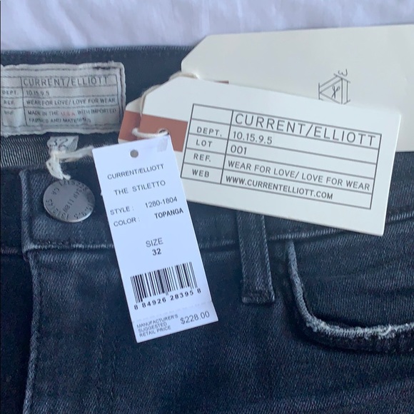 CURRENT/ELLIOTT  Women’s Jeans, 32 Stiletto - Picture 4 of 8